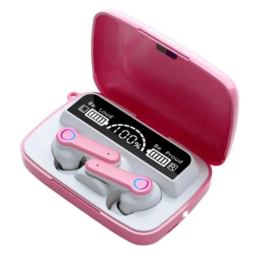 JMT-844490 Wireless M19 Headphones with LED Display and Touch Control for Sports Activities