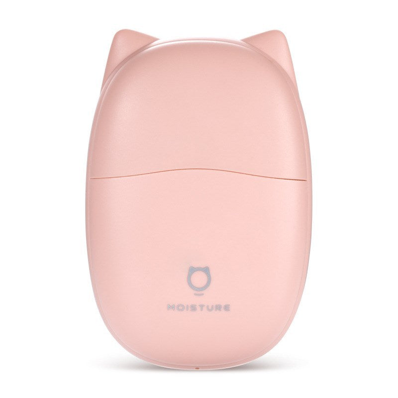 JMT-844554 Mini Cat-Shaped USB Humidifier with Anion Function - Available in Pink and White