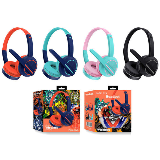 JMT-844810 Wireless Bluetooth Gaming Headset with Battery Display and Voice Control - Stereo Sound, Available in Multiple Colors