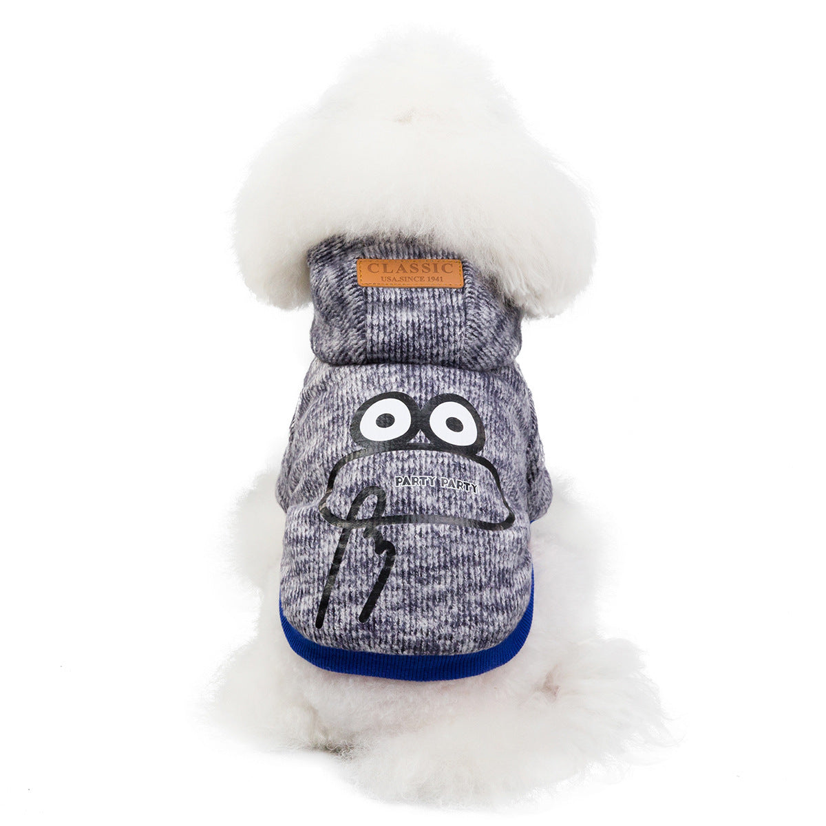 JMT-844938 Casual Cotton Dog Clothes in Yellow, Gray, and Green for All Breeds - Sizes S to XXL