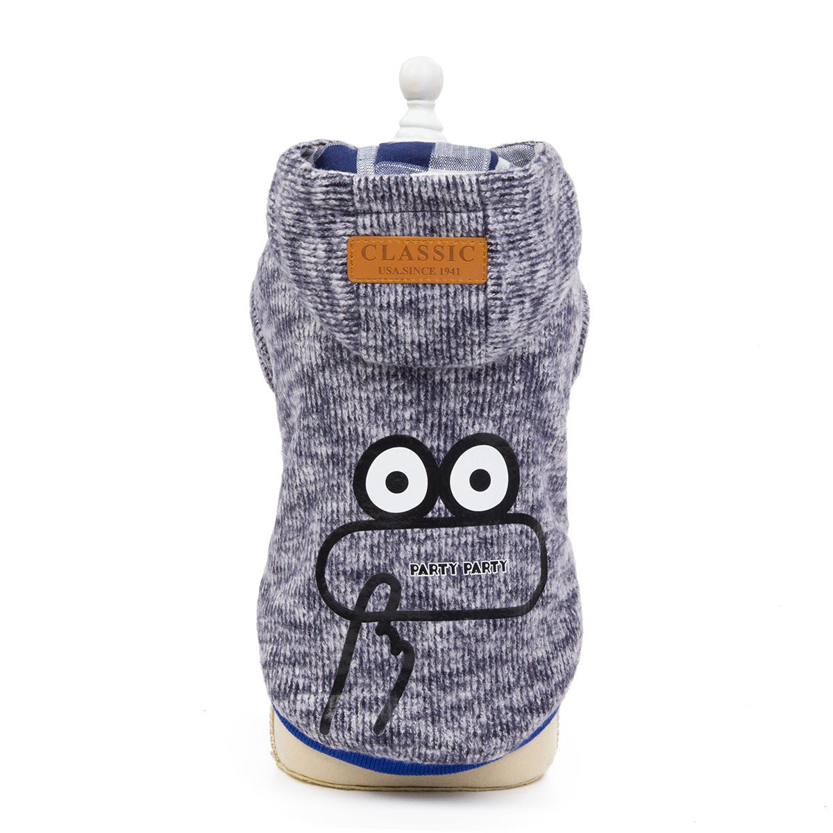 JMT-844938 Casual Cotton Dog Clothes in Yellow, Gray, and Green for All Breeds - Sizes S to XXL