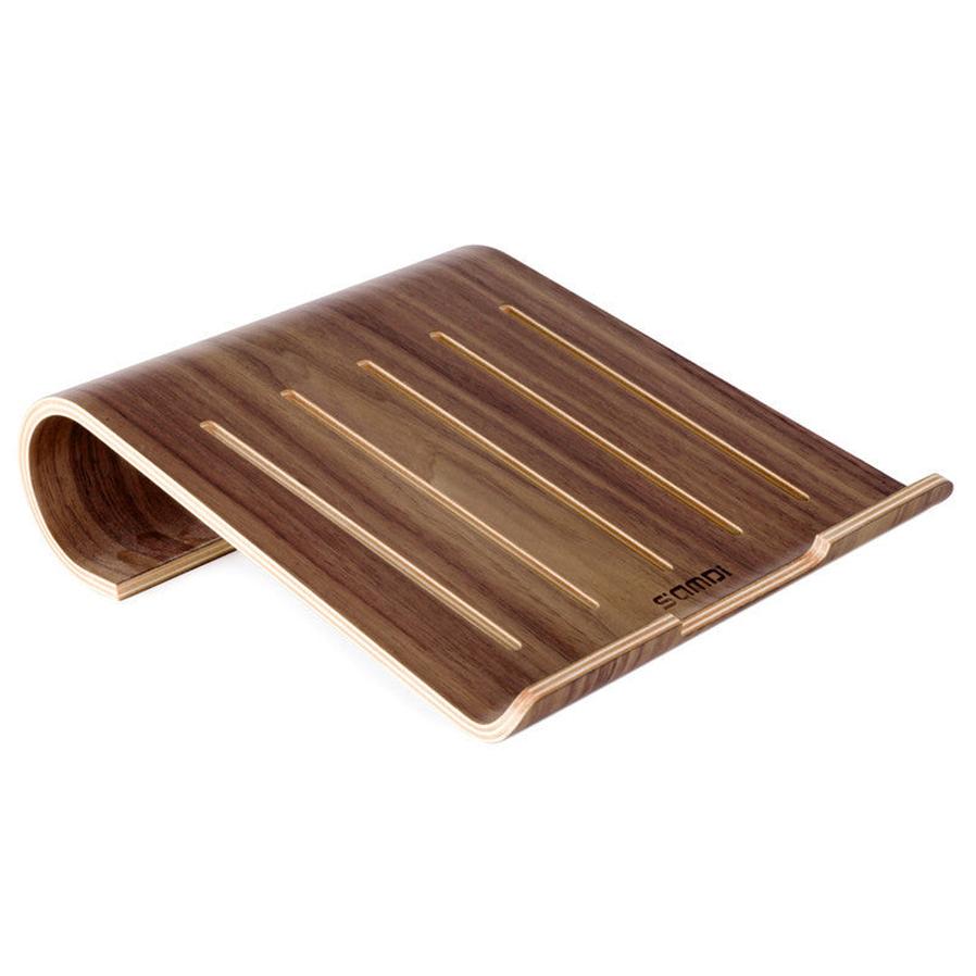 JMT-844938 Wooden Notebook Cooling Stand for Laptops & Ultrabooks - Air Cooling, Sleek Design