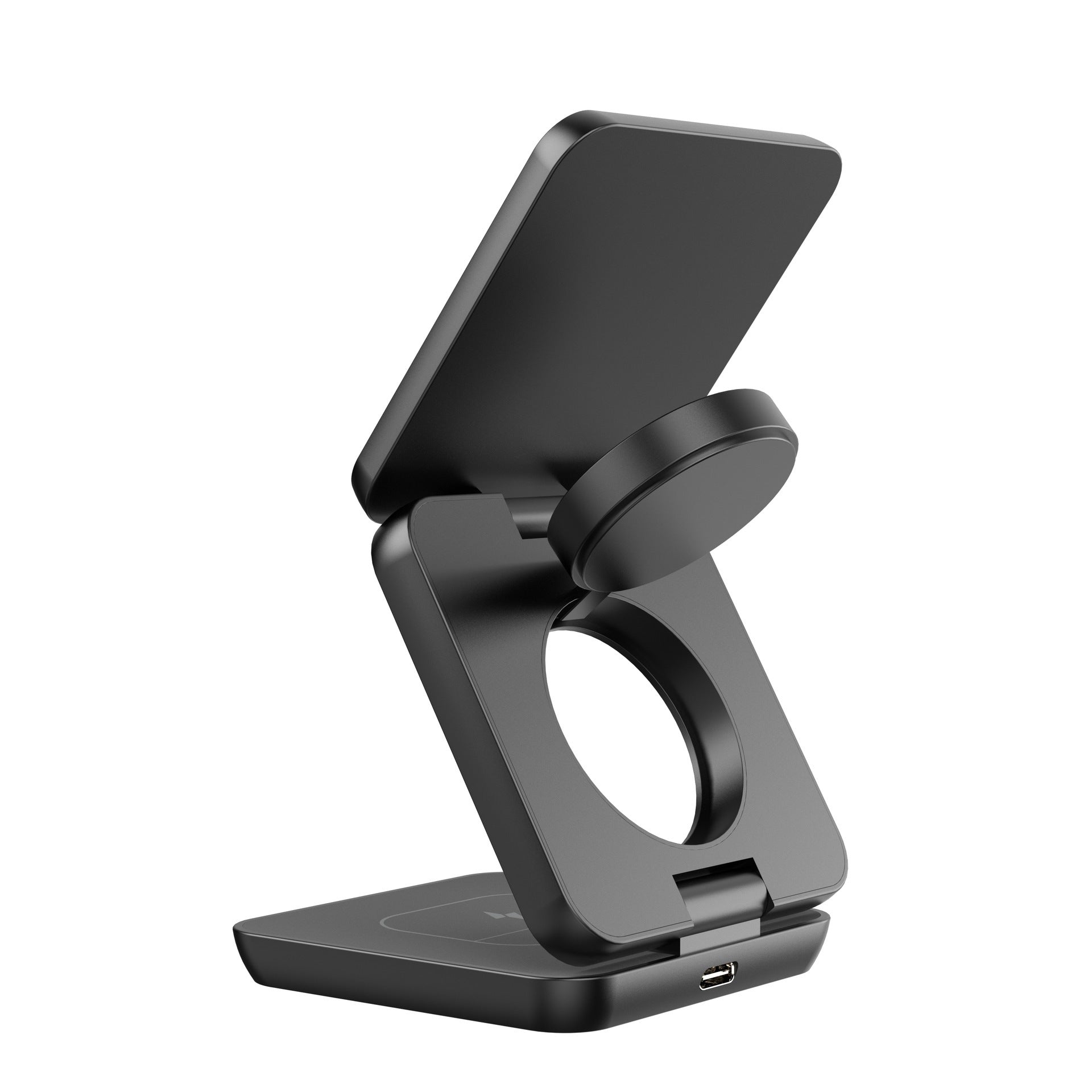 JMT-845002 Folding 3-in-1 Magnetic Wireless Charger for Qi-Enabled Devices – Portable Charging Stand