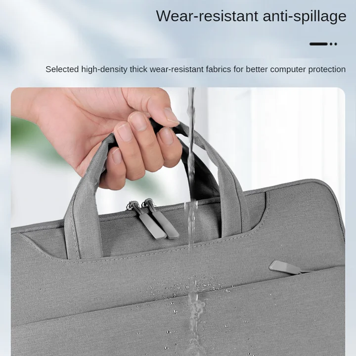 JMT-845130 Custom Logo Laptop Briefcase - Waterproof Polyester Business Computer Bag for Men