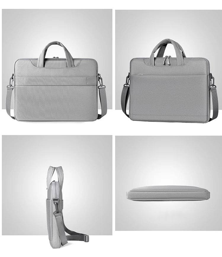 JMT-845130 Custom Logo Laptop Briefcase - Waterproof Polyester Business Computer Bag for Men