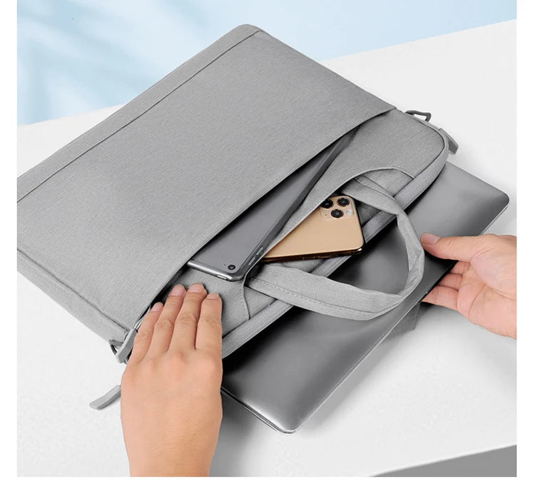 JMT-845130 Custom Logo Laptop Briefcase - Waterproof Polyester Business Computer Bag for Men