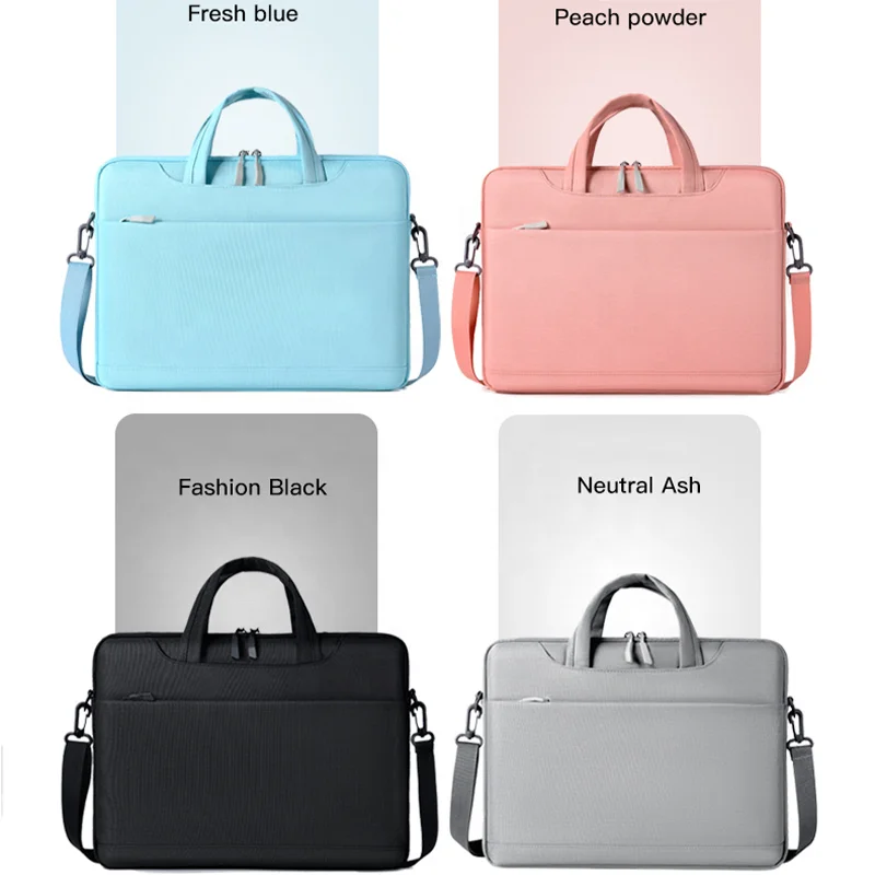 JMT-845130 Custom Logo Laptop Briefcase - Waterproof Polyester Business Computer Bag for Men