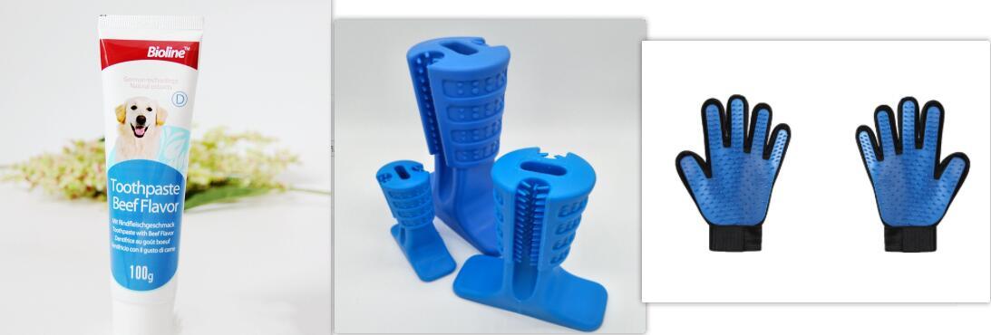 JMT-845386 Beef, Mint, and Orange Flavor Dog Toothpaste for Dental Care and Fresh Breath