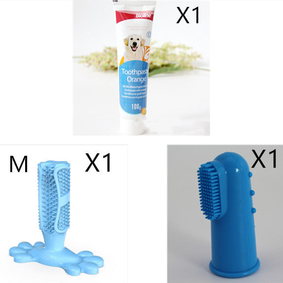 JMT-845386 Beef, Mint, and Orange Flavor Dog Toothpaste for Dental Care and Fresh Breath