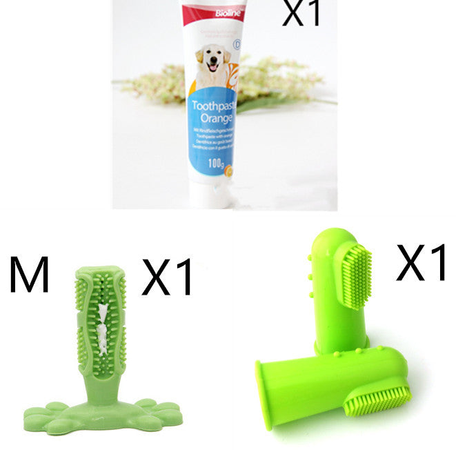 JMT-845386 Beef, Mint, and Orange Flavor Dog Toothpaste for Dental Care and Fresh Breath