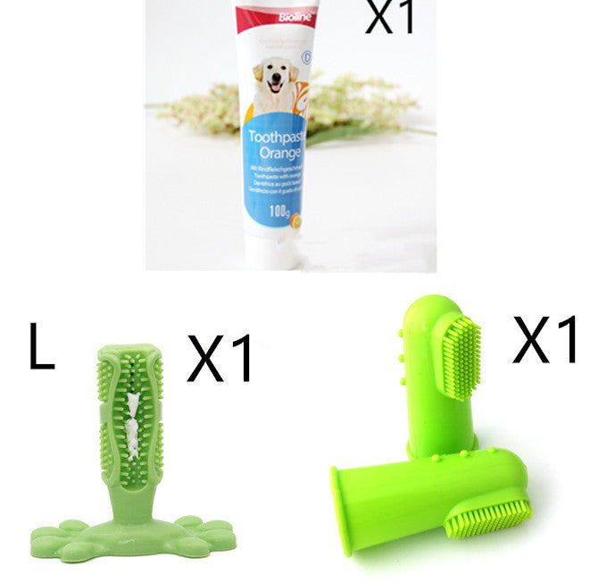 JMT-845386 Beef, Mint, and Orange Flavor Dog Toothpaste for Dental Care and Fresh Breath