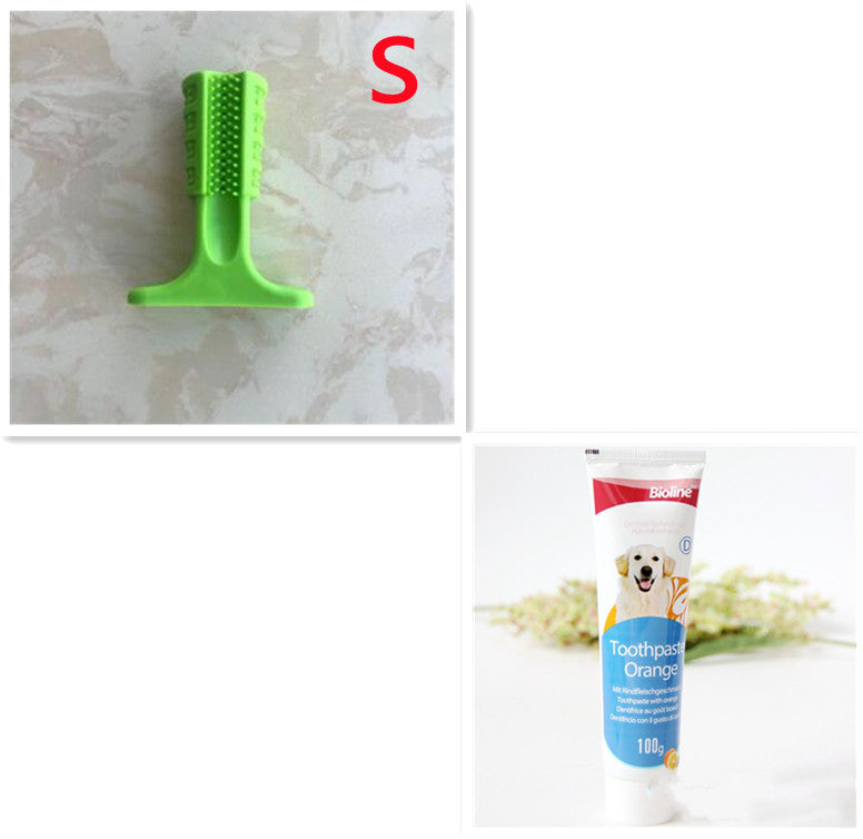 JMT-845386 Beef, Mint, and Orange Flavor Dog Toothpaste for Dental Care and Fresh Breath