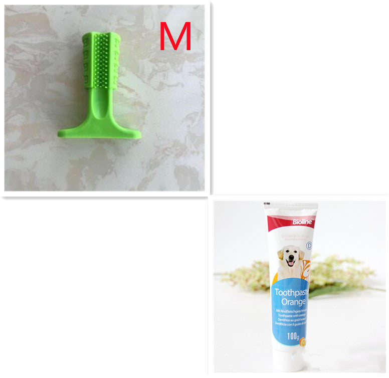 JMT-845386 Beef, Mint, and Orange Flavor Dog Toothpaste for Dental Care and Fresh Breath