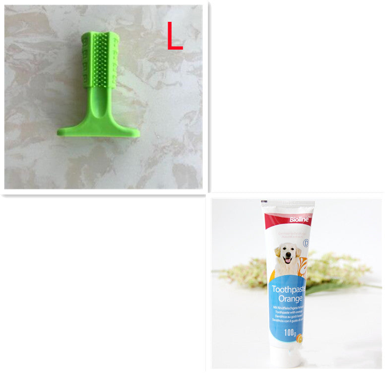 JMT-845386 Beef, Mint, and Orange Flavor Dog Toothpaste for Dental Care and Fresh Breath