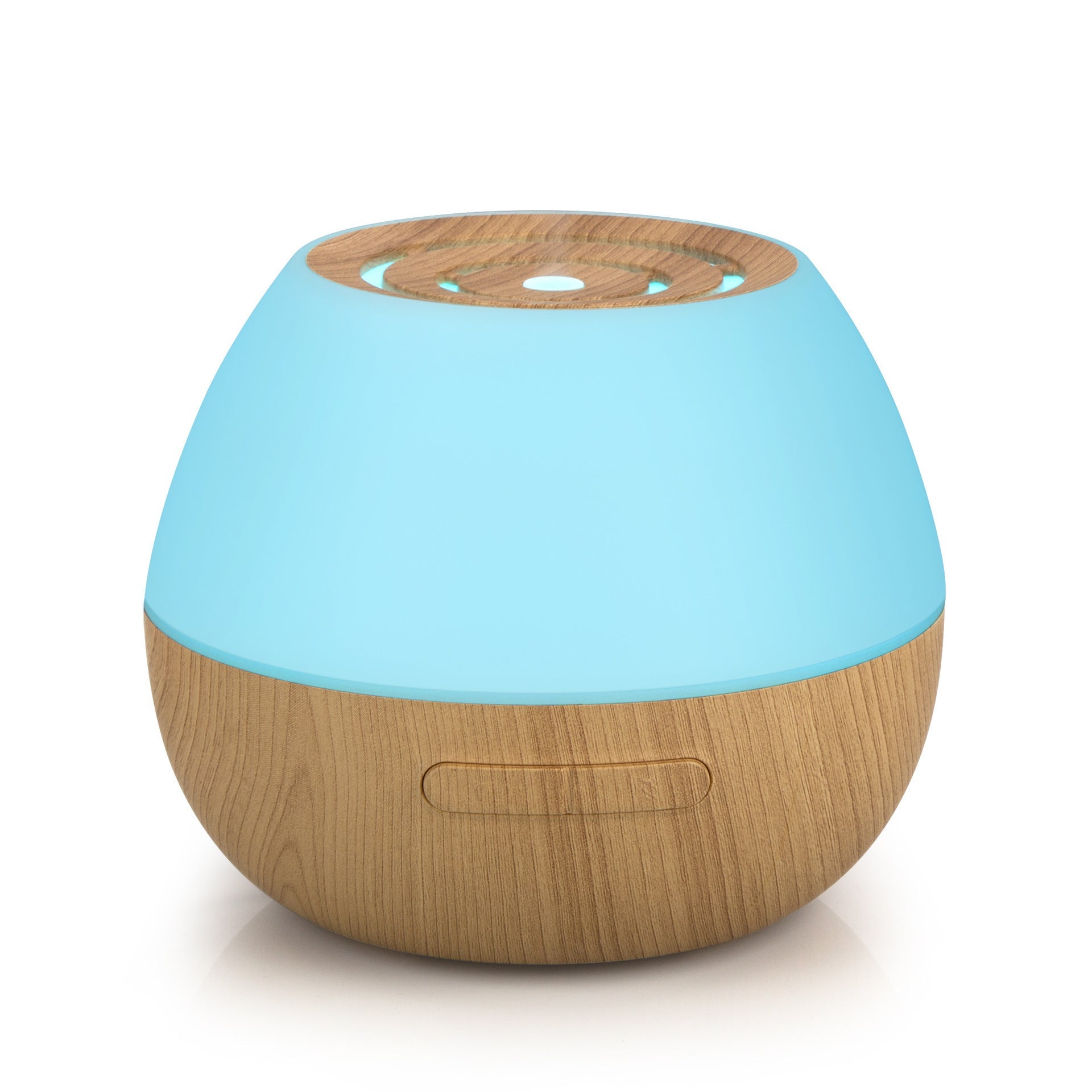 JMT-845450 Wood Grain Aromatherapy Humidifier with Colorful Ambient Light and Ultrasonic Atomization, 300ml Capacity