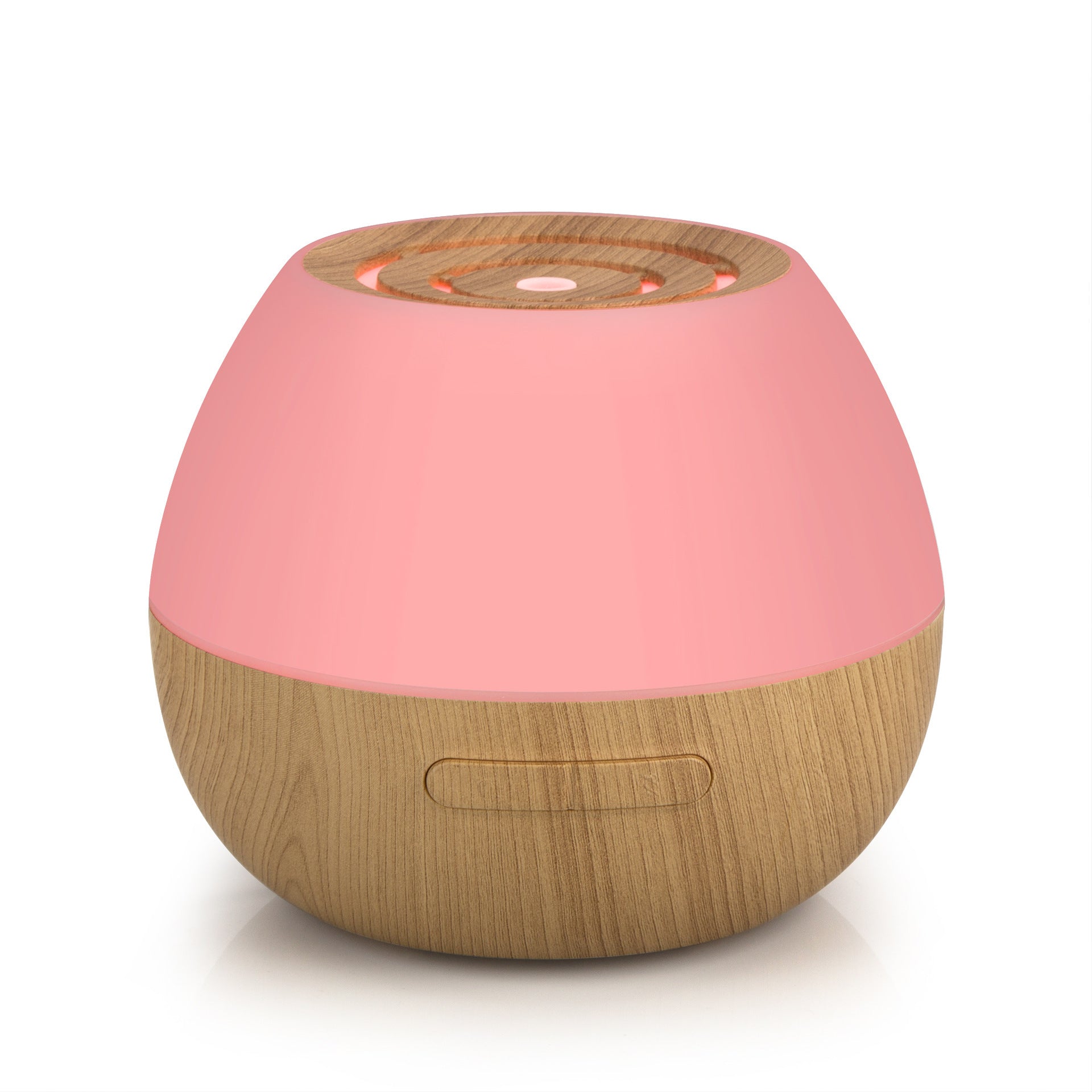 JMT-845450 Wood Grain Aromatherapy Humidifier with Colorful Ambient Light and Ultrasonic Atomization, 300ml Capacity