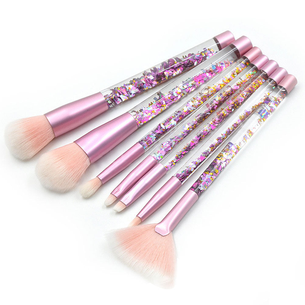 JMT-845578 Transparent Liquid Quicksand Makeup Brush with Simple Style