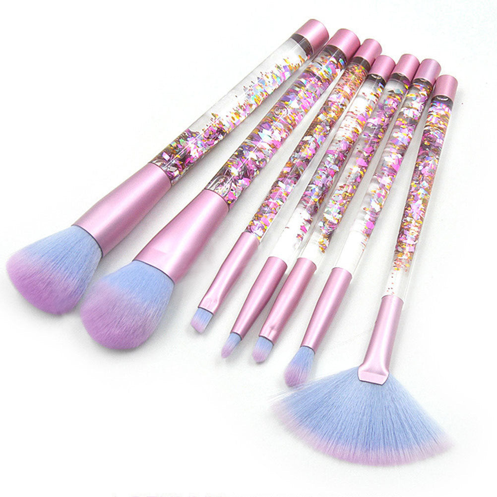 JMT-845578 Transparent Liquid Quicksand Makeup Brush with Simple Style