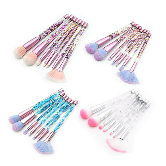 JMT-845578 Transparent Liquid Quicksand Makeup Brush with Simple Style