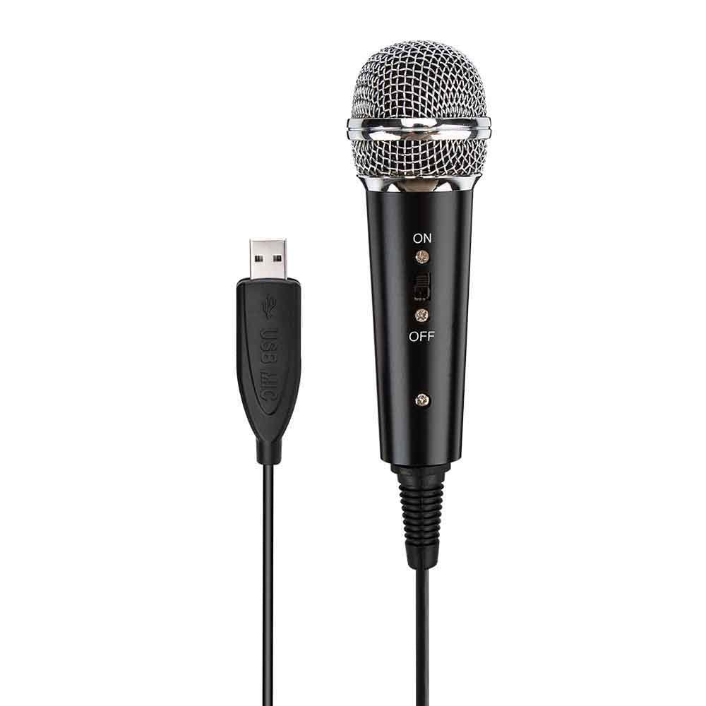 JMT-845642 Desktop Microphone for Notebook and PC, Compatible with PS4 & PS5, Omnidirectional with 6mm Diameter Core