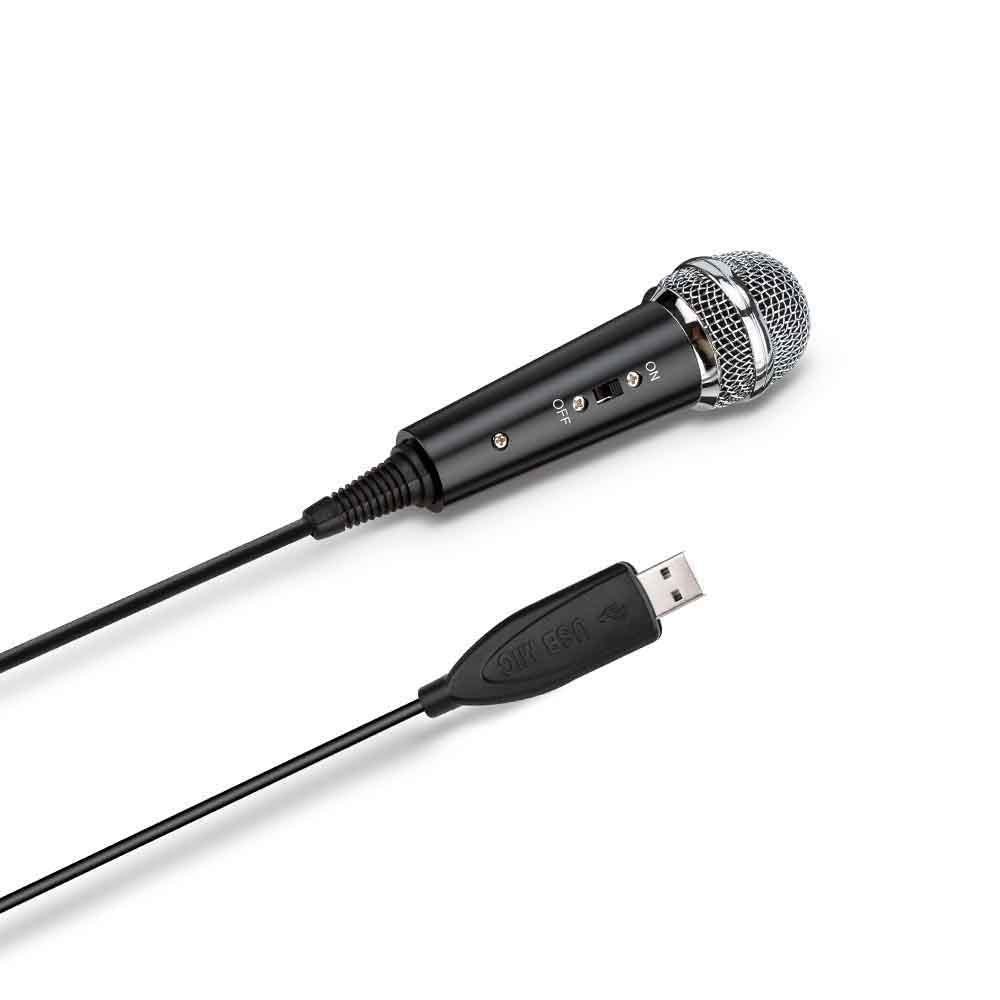 JMT-845642 Desktop Microphone for Notebook and PC, Compatible with PS4 & PS5, Omnidirectional with 6mm Diameter Core