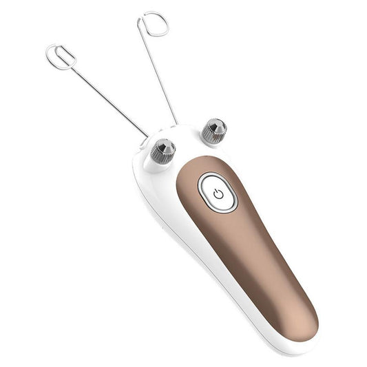 JMT-845706 USB Rechargeable Facial and Body Hair Remover with Cotton Thread and Push Button Switch