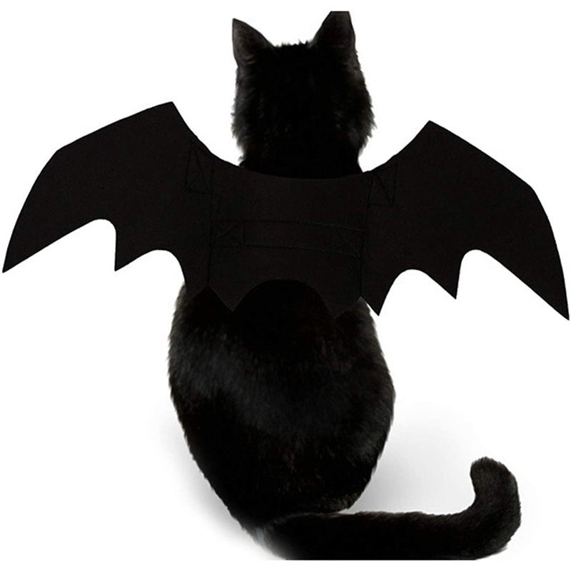JMT-846090 Halloween Pet Bat Wings Costume for Cats and Dogs - Lightweight Felt Fabric Decoration