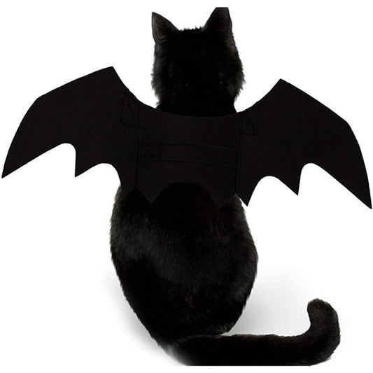 JMT-846090 Halloween Pet Bat Wings Costume for Cats and Dogs - Lightweight Felt Fabric Decoration