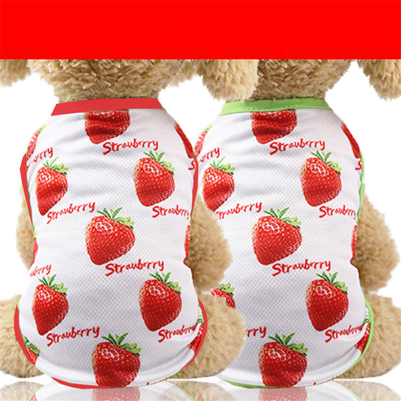 JMT-846218 Couple Mesh Pets Skirt T-shirt Vest Outfit for Dogs and Cats