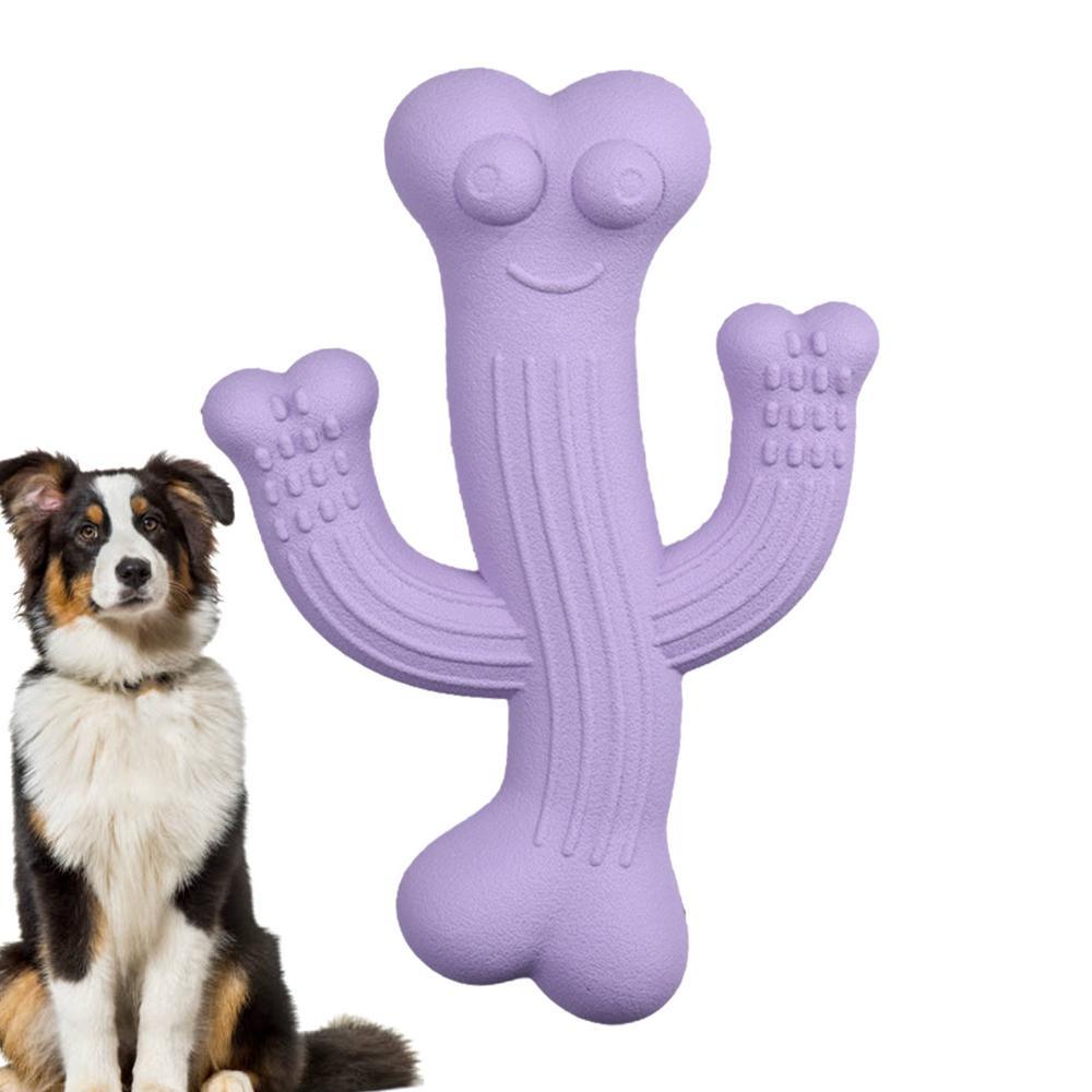 JMT-846282 Ultra Durable Cactus Chew Toy for Puppies and Dogs - Interactive Boredom Buster