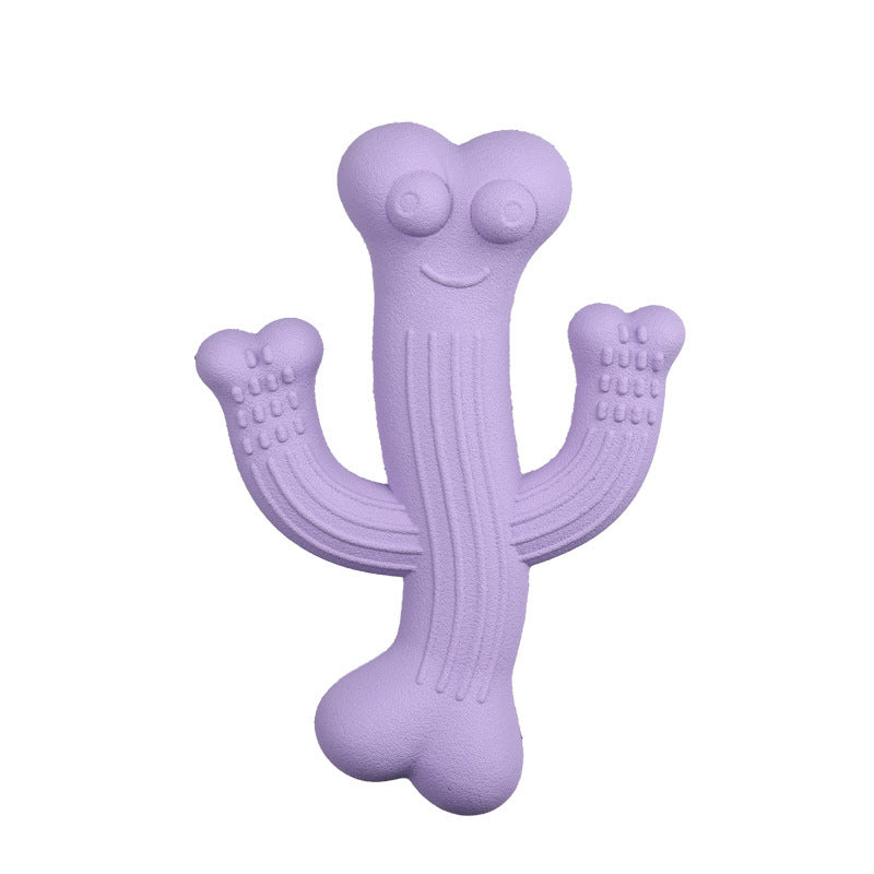 JMT-846282 Ultra Durable Cactus Chew Toy for Puppies and Dogs - Interactive Boredom Buster