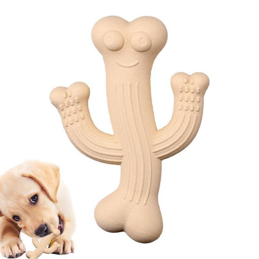 JMT-846282 Ultra Durable Cactus Chew Toy for Puppies and Dogs - Interactive Boredom Buster