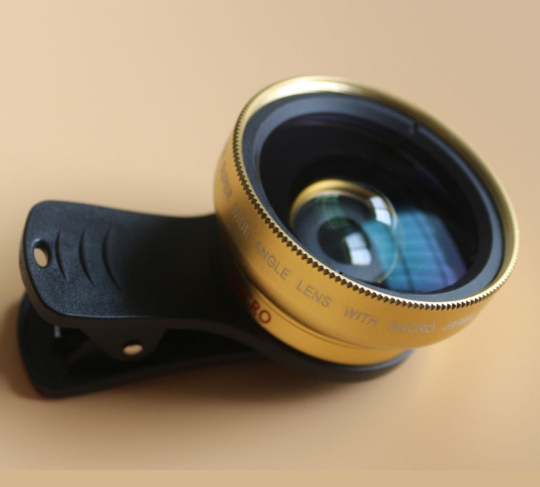 JMT-846474 2-in-1 Clip-On 0.45x Wide Angle & 12.5x Macro Lens for Mobile Phones and Digital Cameras