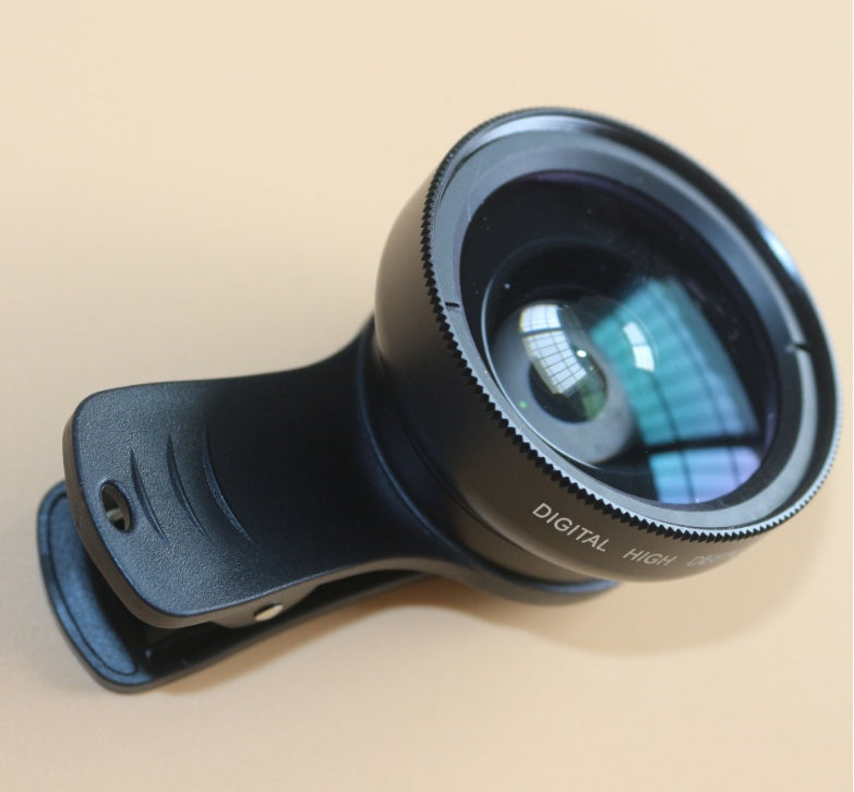 JMT-846474 2-in-1 Clip-On 0.45x Wide Angle & 12.5x Macro Lens for Mobile Phones and Digital Cameras