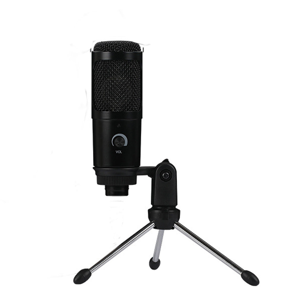 JMT-846794 Wired USB Condenser Microphone for Computer Recording and K Karaoke Sessions
