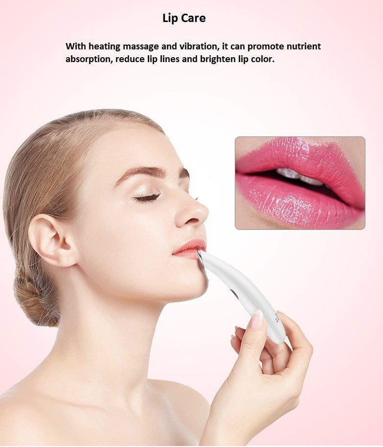 JMT-846858 Aluminum Alloy Eye Massager with Adjustable Temperature and Vibration Therapy