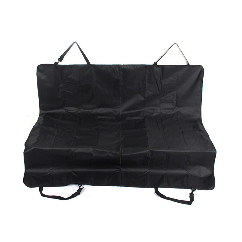 JMT-846922 Waterproof Pet Car Mat for All Seasons - Universal Fit for Five-Seater Vehicles, Black