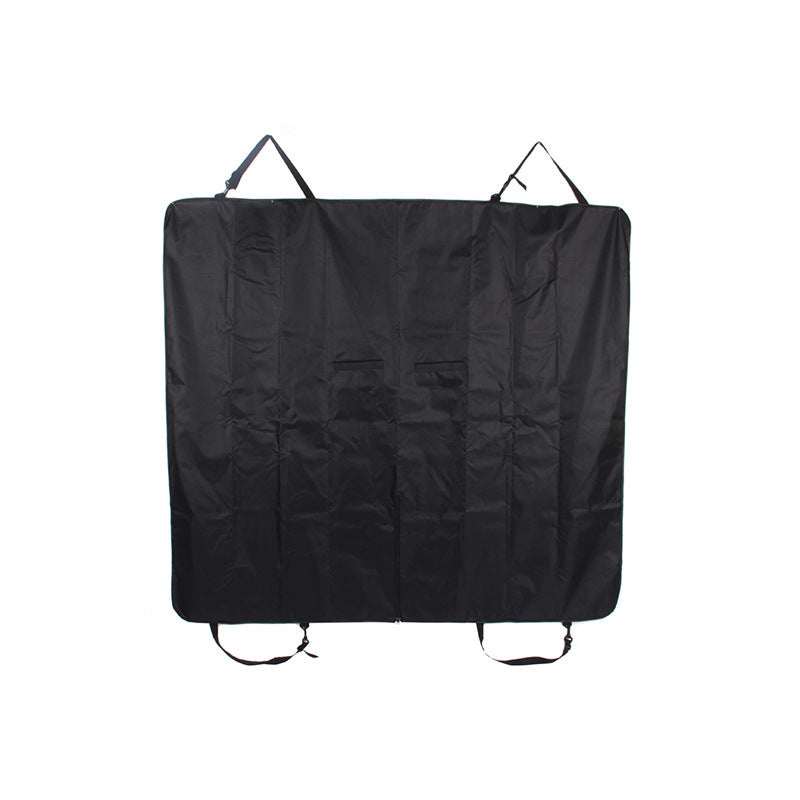 JMT-846922 Waterproof Pet Car Mat for All Seasons - Universal Fit for Five-Seater Vehicles, Black