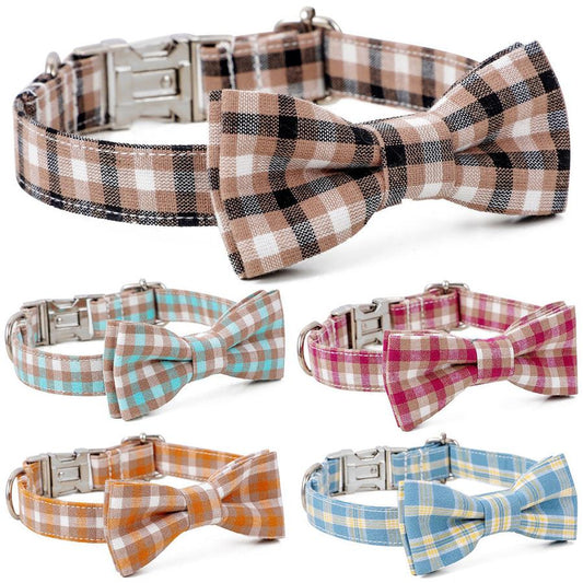 JMT-847114 Cotton Alloy Buckle Dog Collar in Multiple Colors and Sizes