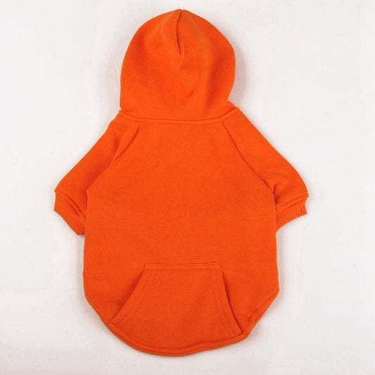 JMT-847242 Cozy Cotton Fleece Hooded Sweater for Dogs - Stylish Winter Jacket