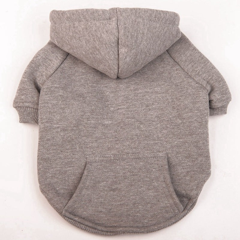 JMT-847242 Cozy Cotton Fleece Hooded Sweater for Dogs - Stylish Winter Jacket