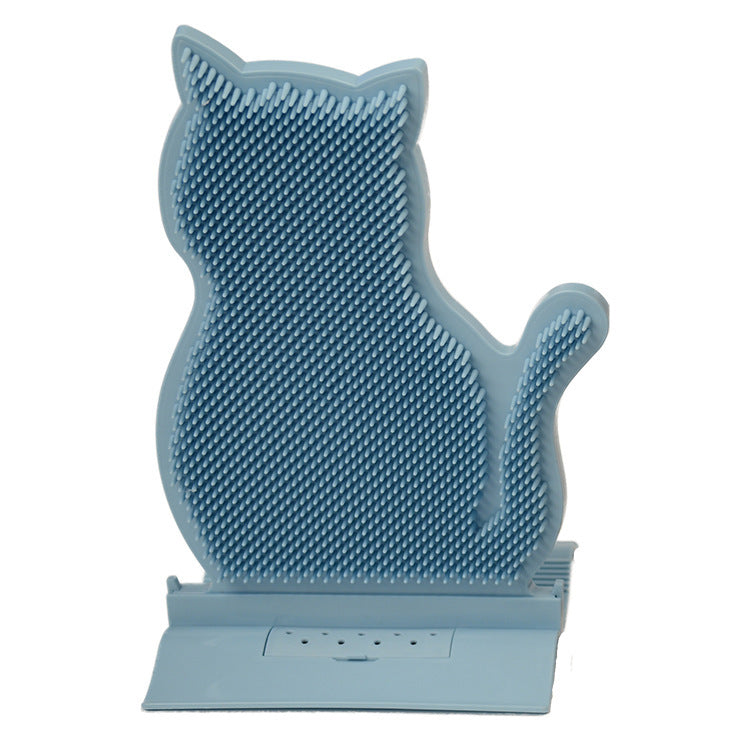 JMT-847690 Cat Hair Removal and Massage Brush - PE Material, Colorful Design, Lightweight and Effective Pet Grooming Tool