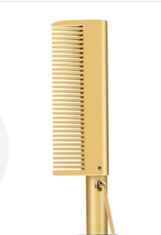 JMT-847754 Electric Hair Straightening and Curling Comb - Dry and Wet Use with Copper Teeth - 29.5cm