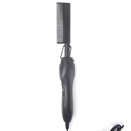 JMT-847754 Electric Hair Straightening and Curling Comb - Dry and Wet Use with Copper Teeth - 29.5cm