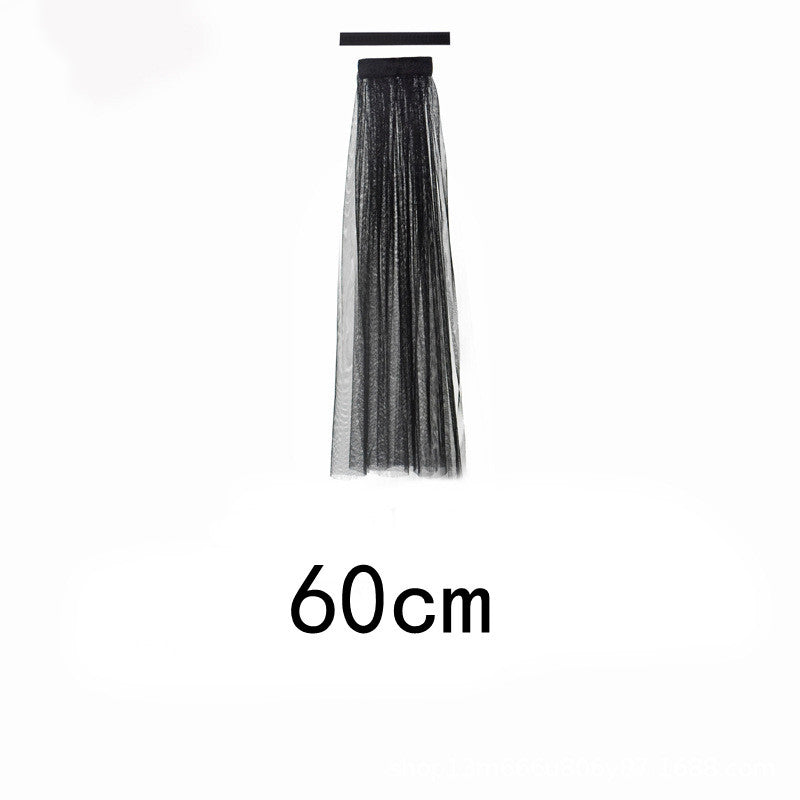 JMT-848138 Black Flower and Skull Headband with Sheep Horn Veil Decoration