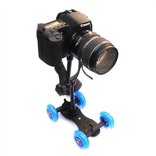JMT-848138 Dolly Slider with 11 Magic Arm and Hollow Design for Smooth Desktop and Outdoor Shooting