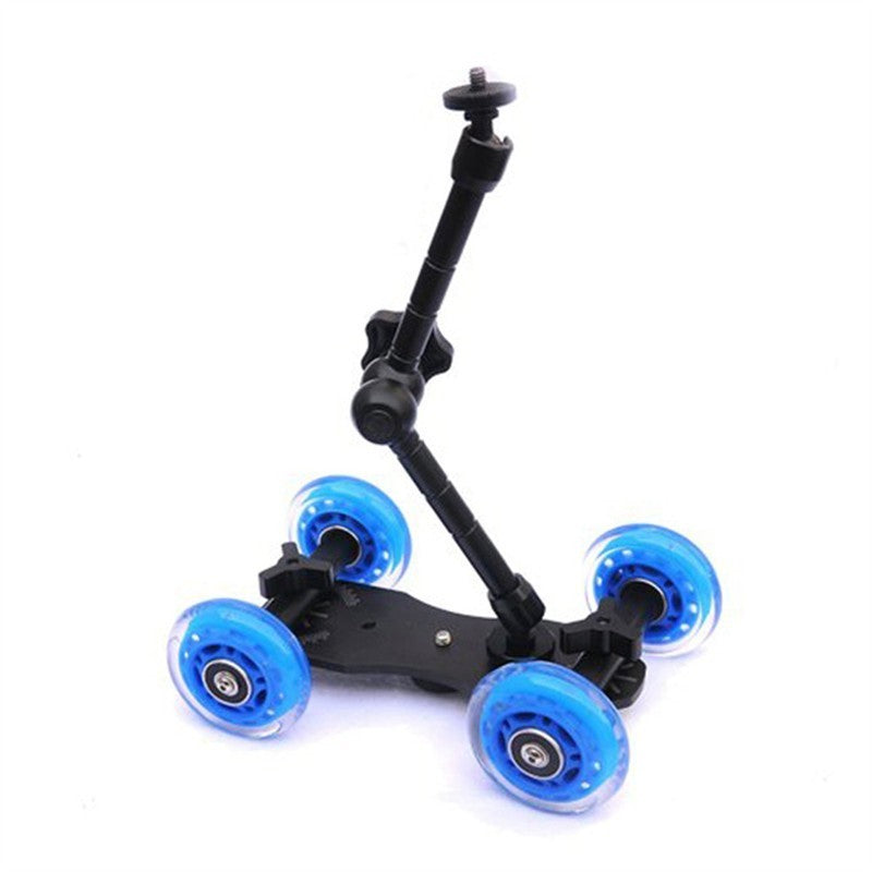 JMT-848138 Dolly Slider with 11 Magic Arm and Hollow Design for Smooth Desktop and Outdoor Shooting