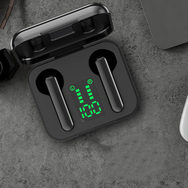 JMT-848266 Wireless Semi-In-Ear Bluetooth Headphones with 3-Hour Playback Time and Quick Charging