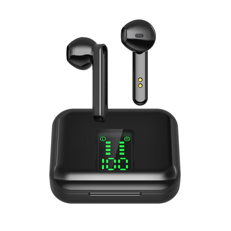 JMT-848266 Wireless Semi-In-Ear Bluetooth Headphones with 3-Hour Playback Time and Quick Charging