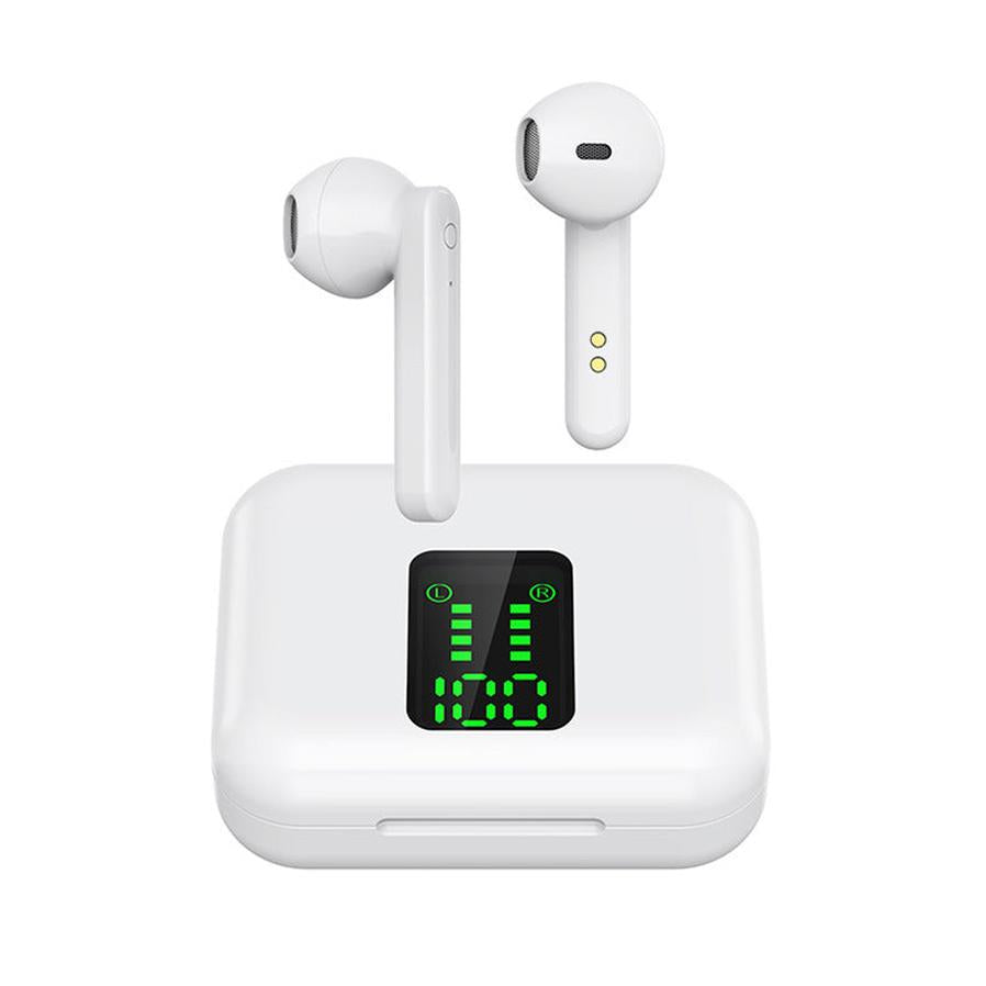 JMT-848266 Wireless Semi-In-Ear Bluetooth Headphones with 3-Hour Playback Time and Quick Charging